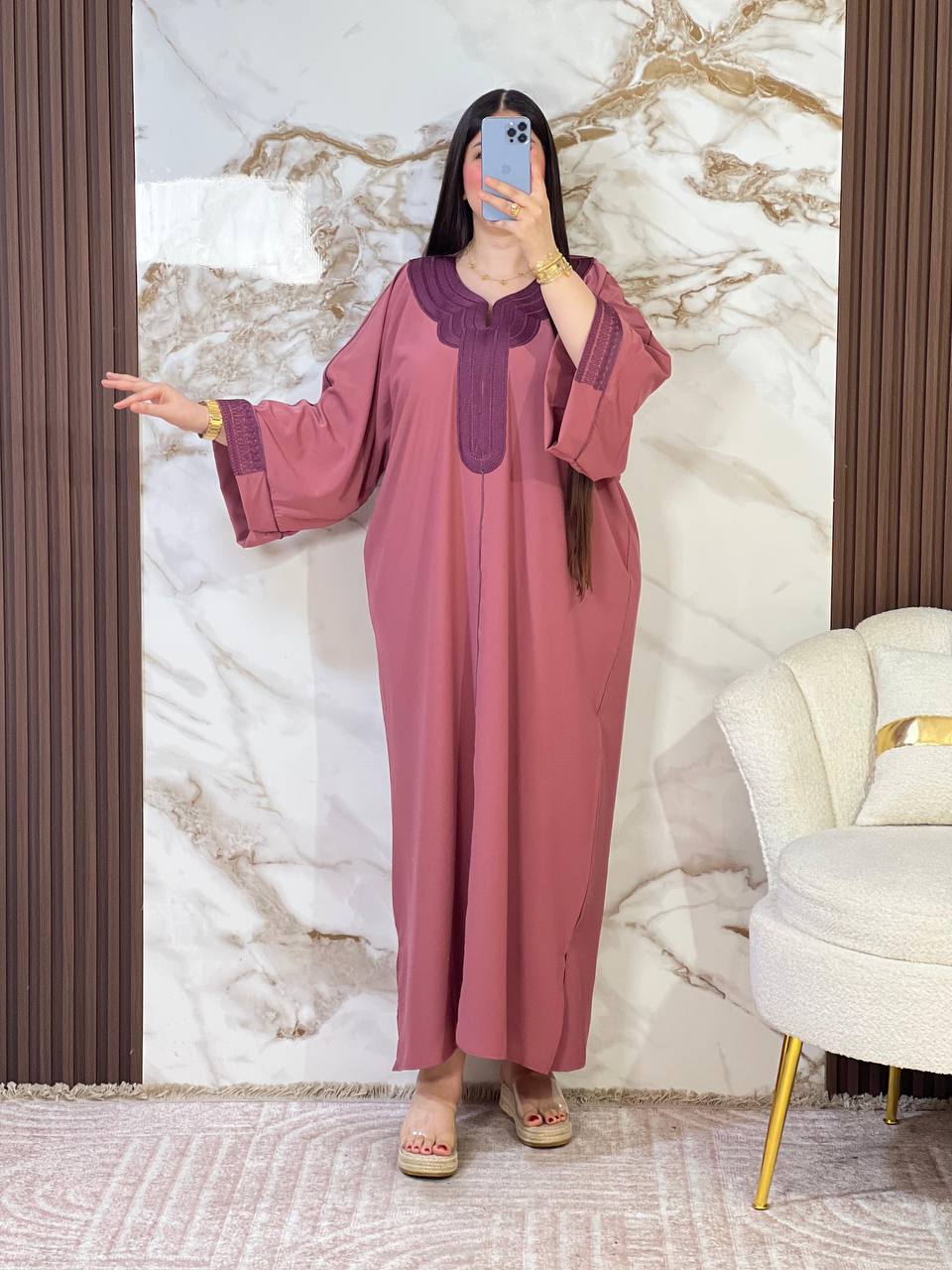 Gandora Élégante — Broderie Marocaine