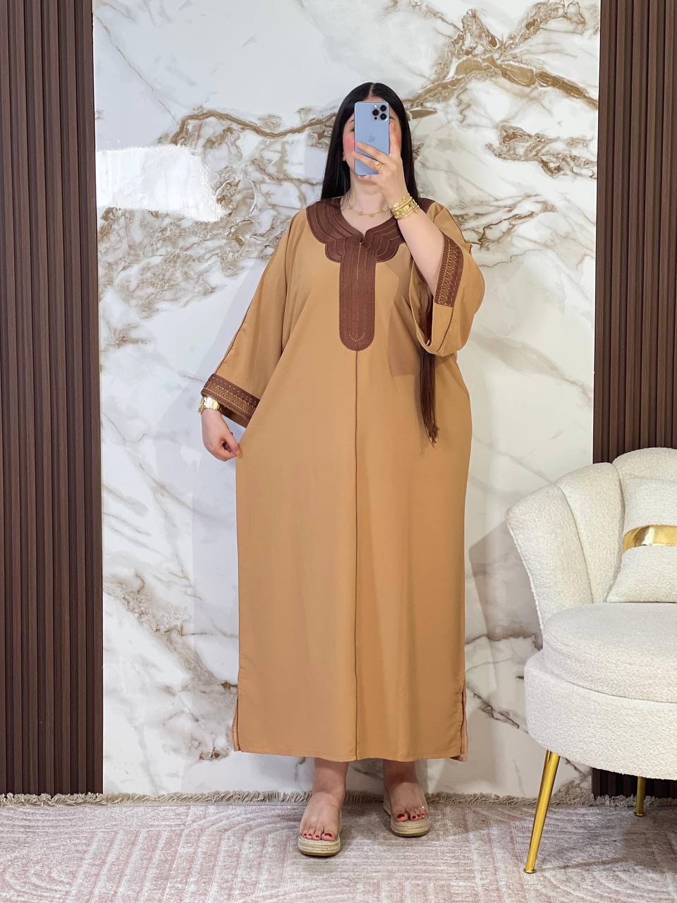 Gandora Élégante — Broderie Marocaine