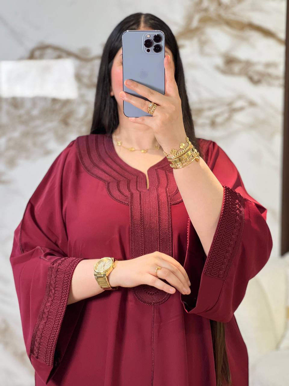 Gandora Élégante — Broderie Marocaine