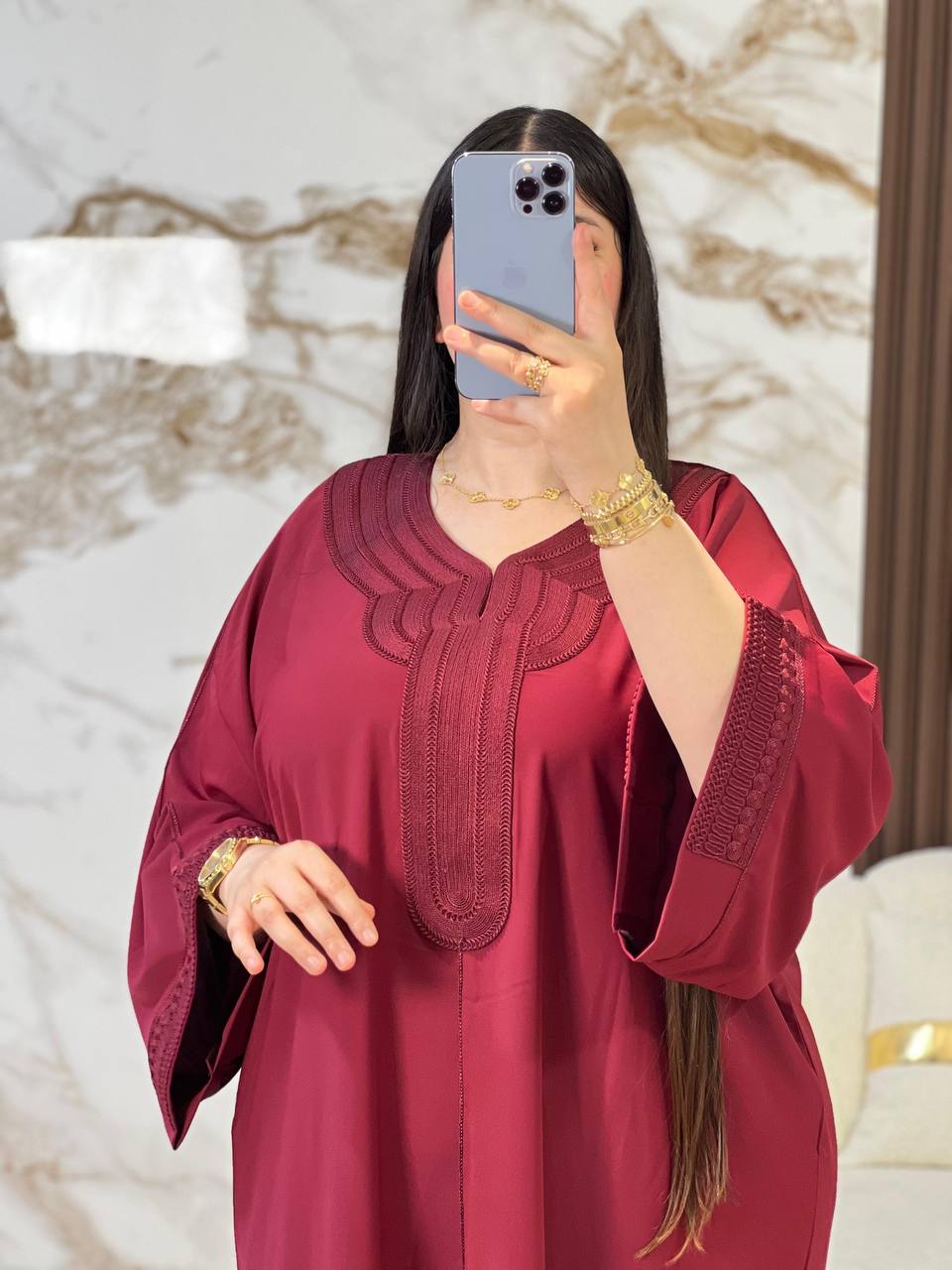 Gandora Élégante — Broderie Marocaine