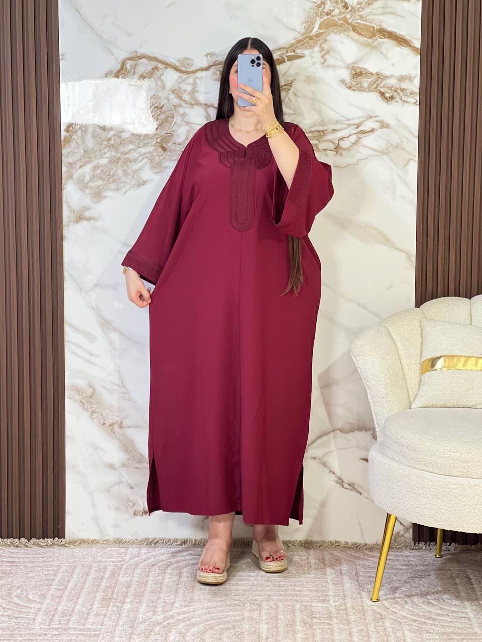 Gandora Élégante — Broderie Marocaine