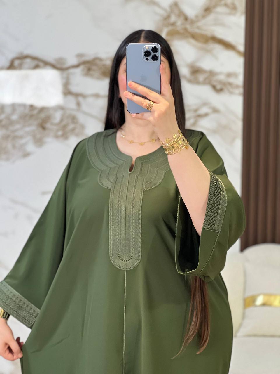Gandora Élégante — Broderie Marocaine