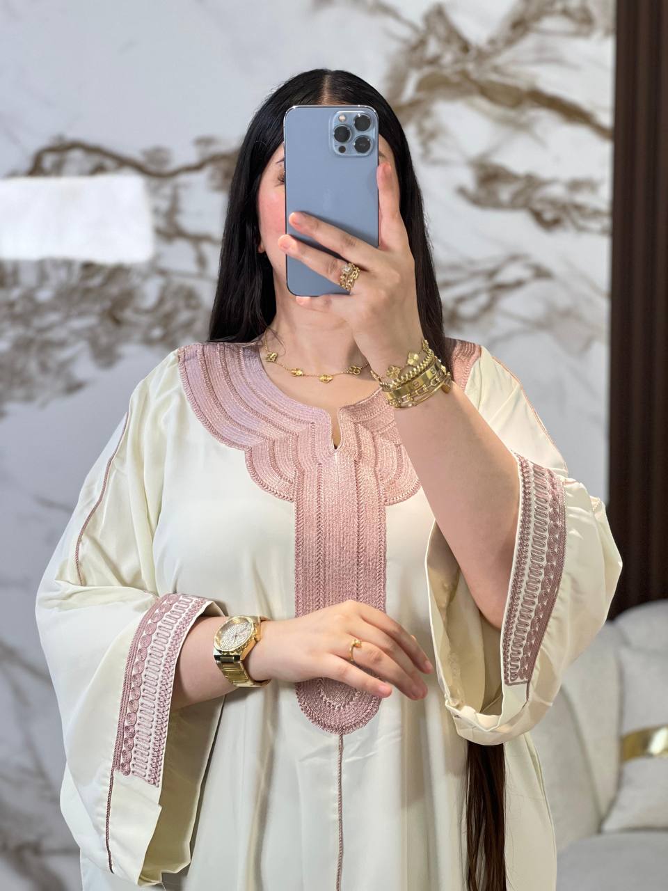 Gandora Élégante — Broderie Marocaine