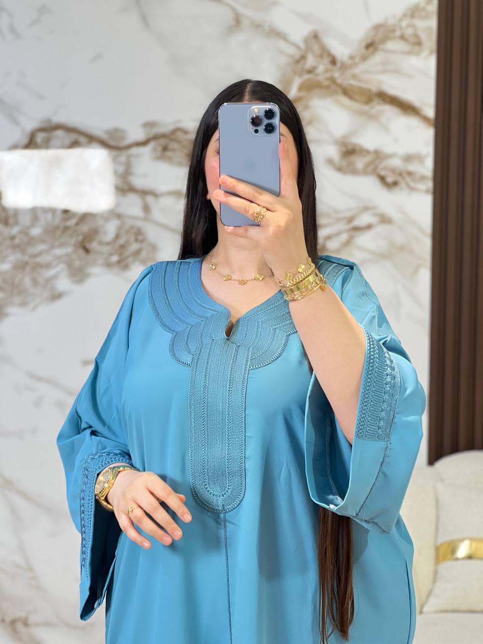 Gandora Élégante — Broderie Marocaine