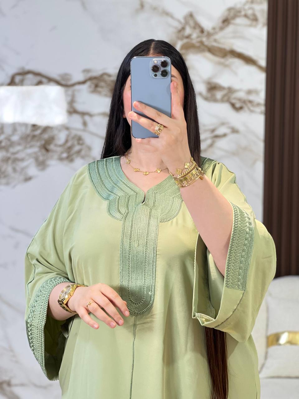 Gandora Élégante — Broderie Marocaine