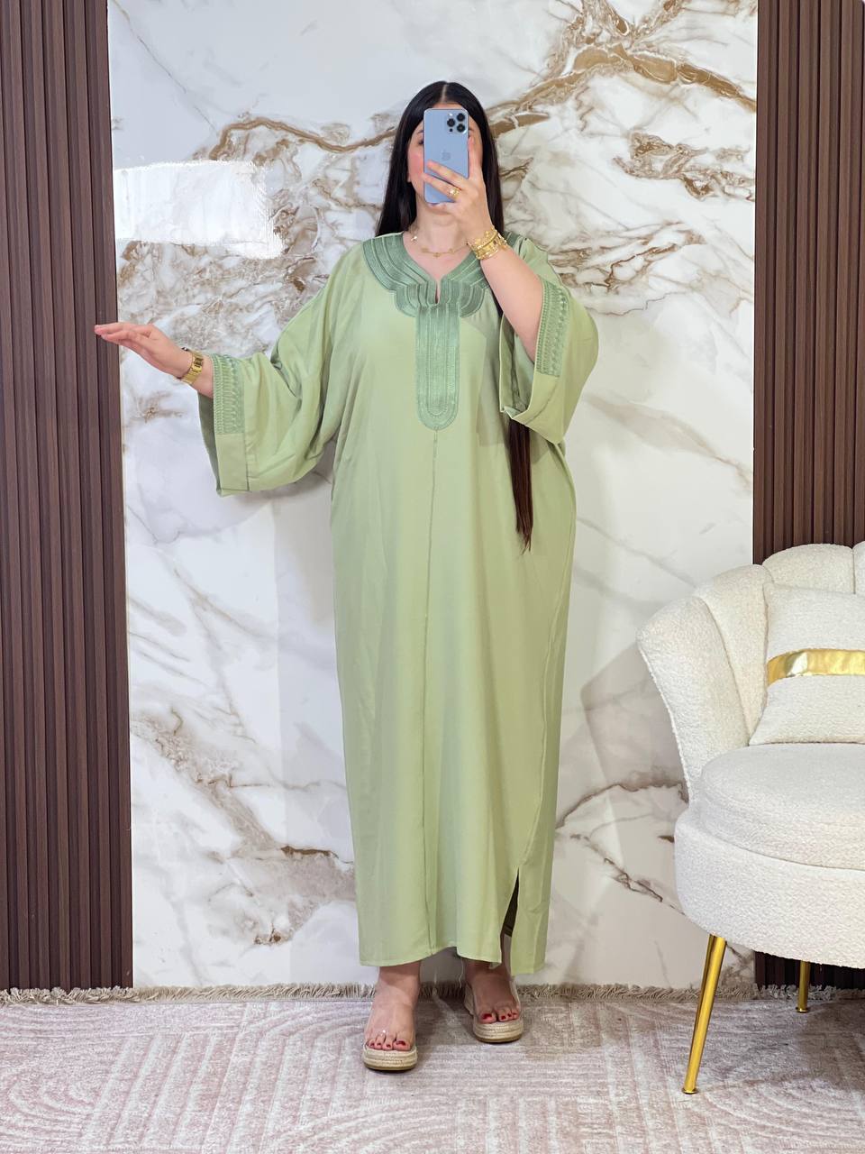 Gandora Élégante — Broderie Marocaine
